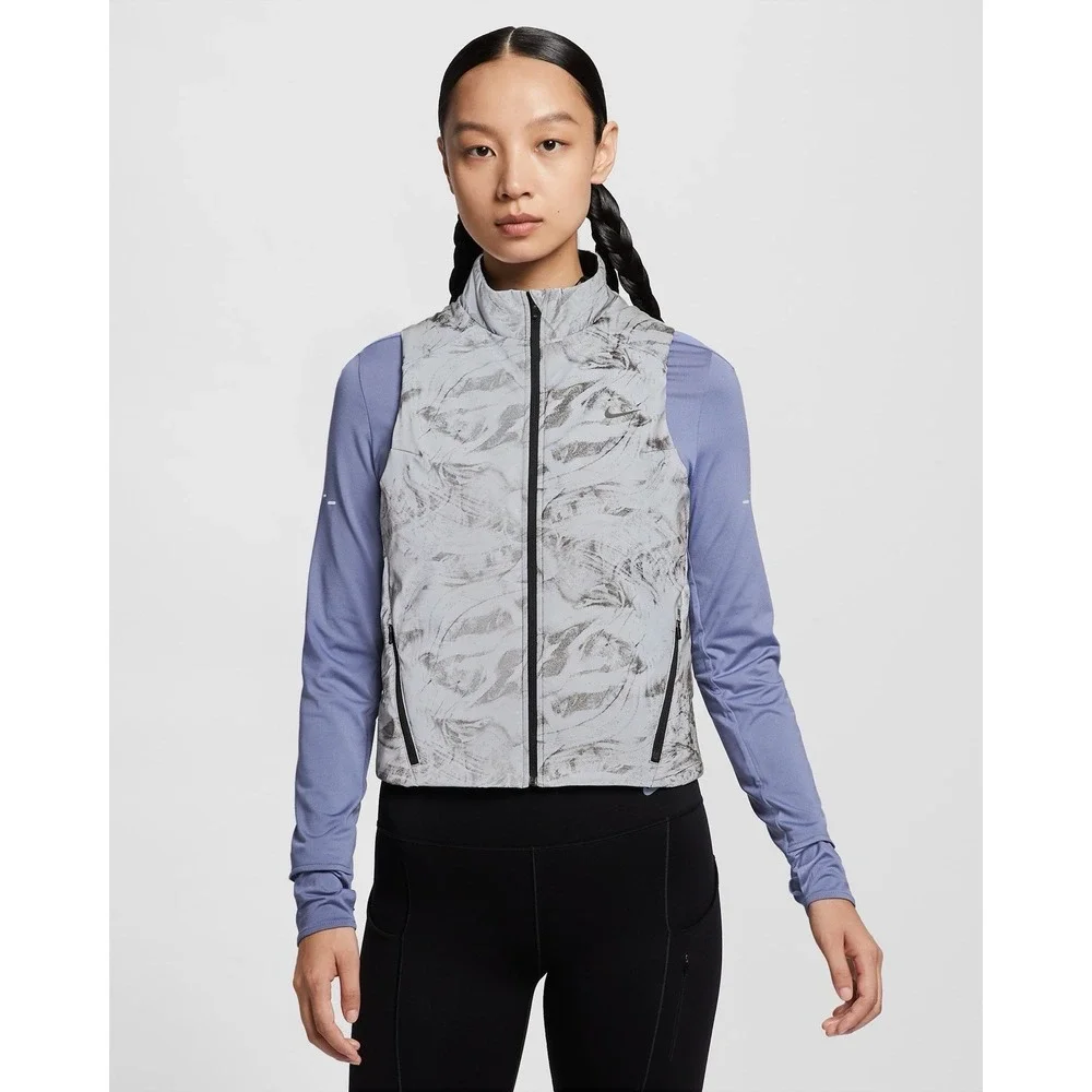 *NWT* Women's LARGE Nike Swift Therma-FIT ADV Reflective Running Vest HV2762-078